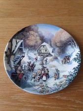 Coalport “Christmas on the Old Mill Stream” - Robert Hersey Collectors Plate