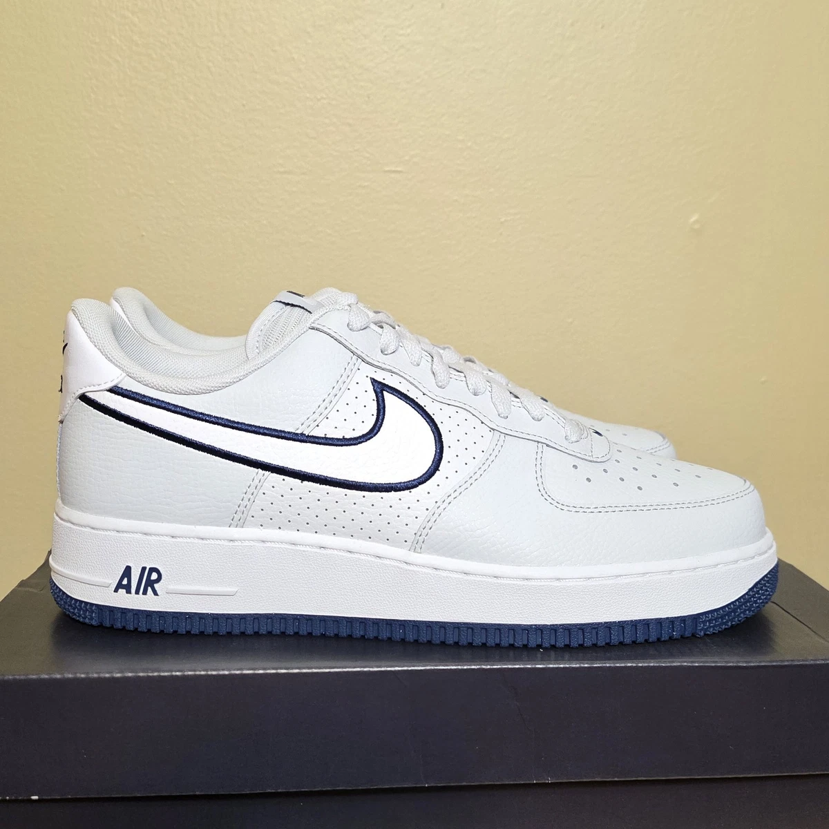 Nike Air Force 1 '07 Embroidered Swoosh - Photon Dust Navy for