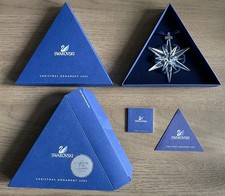 2005 Swarovski Christmas Ornament Snowflake Item- Mint Condition