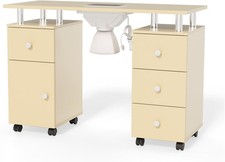 Manicure Table with Electric Dust Collector for Nail Salon and Manicure Station