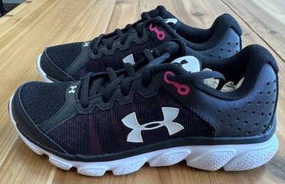 Under Armour Micro G Assert 6 Black Womens Size 5