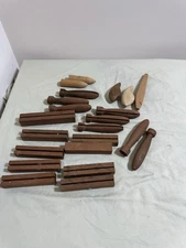 Lot Of 22 Vintage Wooden Lure Making Plugs Crankbait Jerkbait Check My Store!