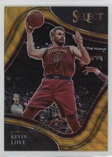 2021-22 Panini Select Courtside Gold Wave Prizm Kevin Love #257 8k4