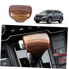 for CRV 2017-2022 Trim Sticker ABS Peach Wood Grain Fit Gear Shift Knob Cover