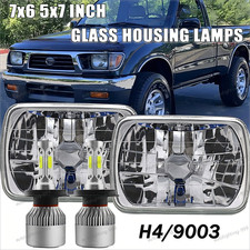 Pair 5x7 7x6 Headlights Hilo Drl For Toyota Pickup 82-95 Tacoma 1995-1997 Pair 5x7 7x6 Headlights Hilo Drl For Toyota Pickup 82-95 Tacoma 1995-1997