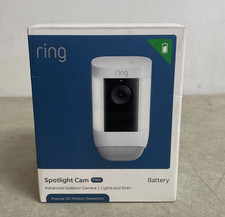 Ring Spotlight Cam Pro Battery- 3D Motion Detection Battery - Advanced 2K Video