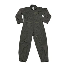 US AIR FORCE FLIGHT SUIT Coveralls Flyers Summer CWU 27/P Mens 44S Sage Green