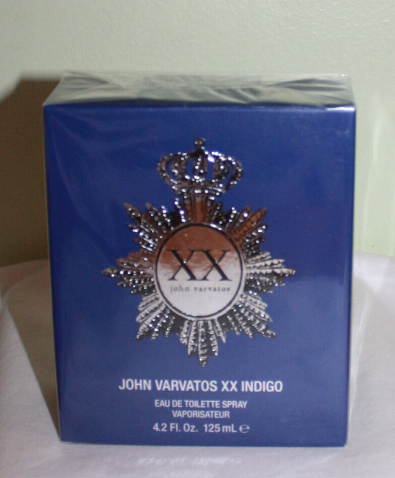 John Varvatos XX Indigo Edt Cologne Men 4.2 oz New Sealed 719346700795