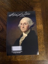George Washington Hair Strand Lock Piece Reli...