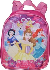 Disney Princess Girls Toddler Mini Backpack Bookbag Kids Baby 10" Gift Toy Pink