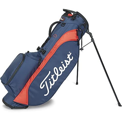 「こーてぃー」Titleist キャディバッグ ネイビー TITLEIST Golf Stand Bag Players 4 Stand 8.5 type 47 inches ‎Navy