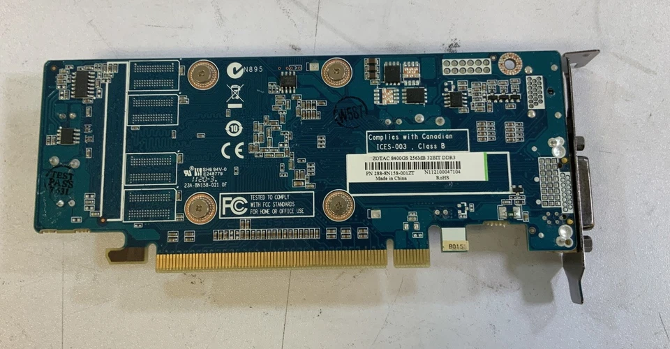 ZOTAC NVIDIA GeForce 8400GS 256MB HDMI 288-80N44-040ZT - I4C - Image 3 of 4