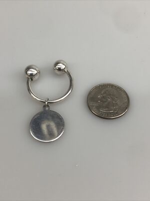Ball Key Ring 925 Sterling Silver Tiffany & Co. Round Tag