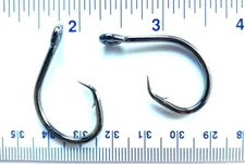 50 GT 4X strength L2004 Inline Black Nickel Circle Hooks size 4/0 