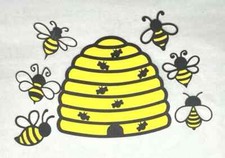 Bumble Bees and Hive Die Cut Embellishment Scrapbook