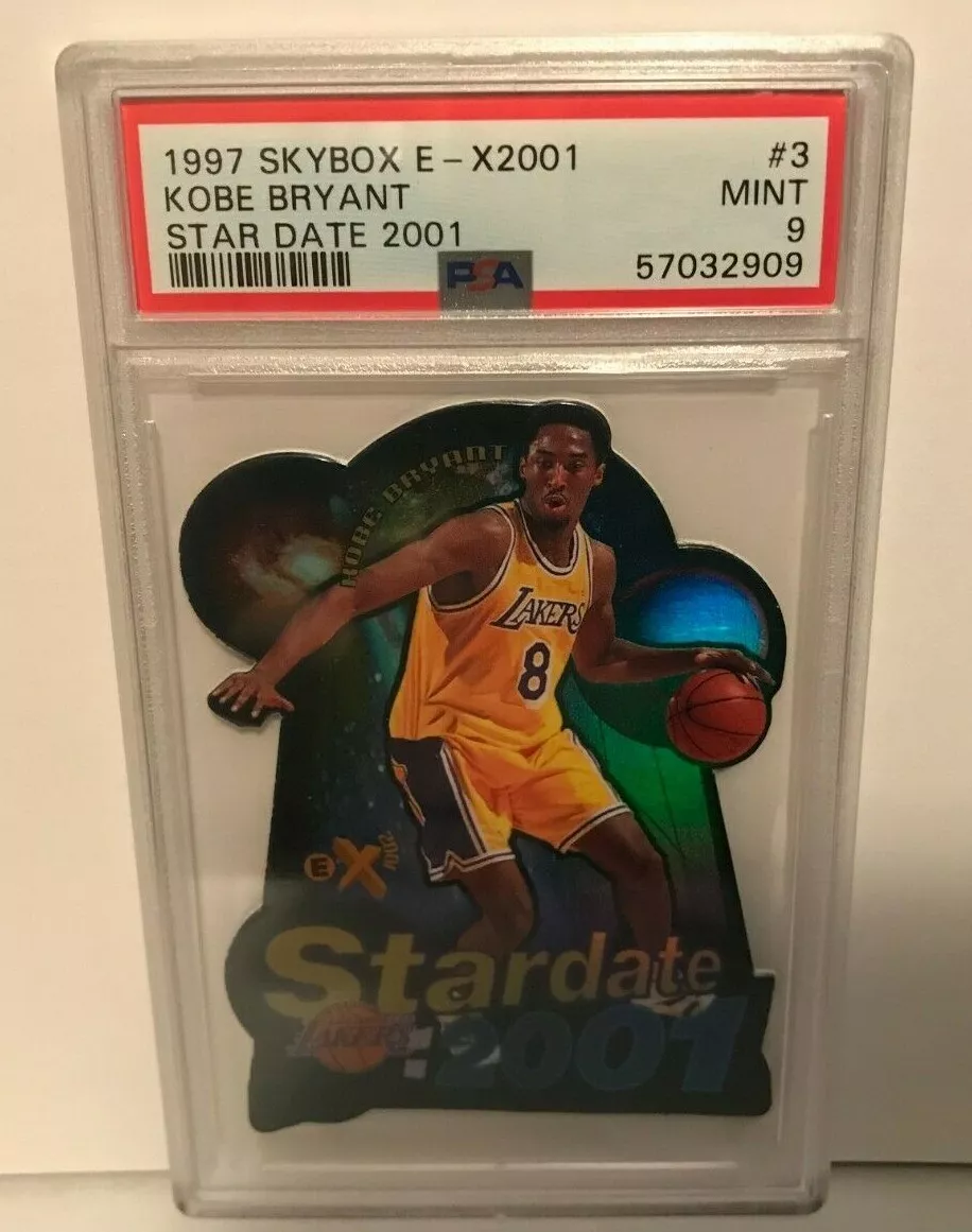 1997 Skybox E-X2001 Kobe Bryant Star Date 2001 # 3 PSA Mint 9