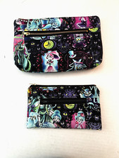Disney Handmade Makeup Bag Set Of Two, New