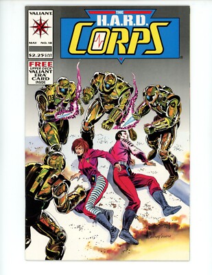 HARD Corps #18 1994 VF Card Jorge Gonzlez Rik Levins Valiant Gunslinger Comic