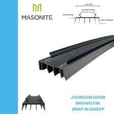 masonite johnson fin snap in bottom sweep brown 32 inch