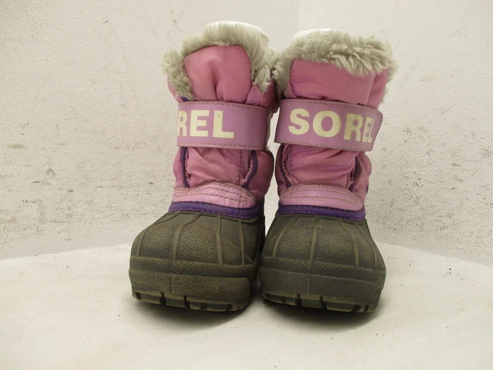 Botas de nieve aisladas Sorel para niños pequeños talla 7 estilo NV1805-582 Foto 2 de 4