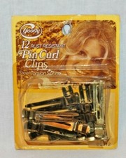 NEW IN PACKAGE VINTAGE 1977 GOODY 12- RUST RESISTANT PIN CURL