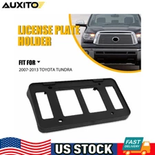 For 2007-2013 Toyota Tundra Front License Plate Frame Tag Holder Bracket H