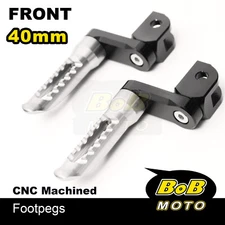 Front 4cm Lowering Foot Pegs For Kawasaki ZZR 1400 ZX14R / ZX14 2006-2021