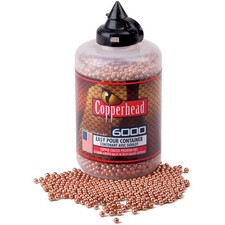 Crosman Copperhead BBs .177 Caliber 6000 Count High Precision Steel BB Bottle