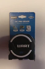 Hart 25 ft Pro Grade Tape Measure with Fraction Markings HHTMPN25