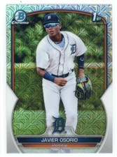 2023 Bowman Chrome Mega Box Mojo Refractor Javier Osorio Detroit Tigers #BCP-4