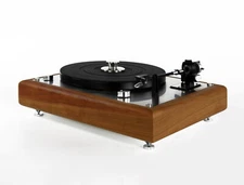 Restored Thorens TD 160 MKII turntable solid birch wood stainless steel