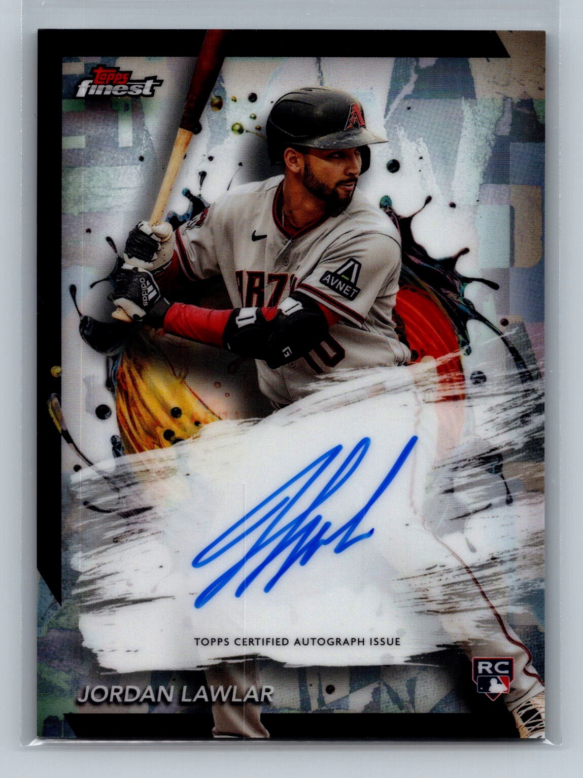 2024 Topps Finest Jordan Lawlar Refractor Autograph