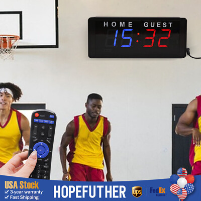 Electronic Basketball Scoreboard Professional Digital Score Board with Remote