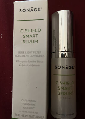 Sonage C Shield Smart Serum Blue Light Filter 0.5oz/15ml NEW- Full Size IPSY