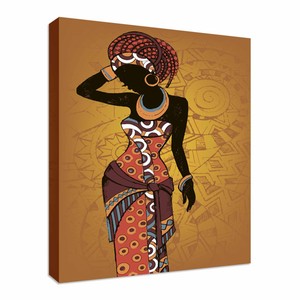 African Art Woman Patterns Canvas wall Art prints high ...