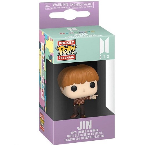 FUNKO POP PORTACHIAVI BTS DYNAMITE JIN VINYL KEYCHAIN ACTION FIGURE STATUETTA - Imagen 3 de 3