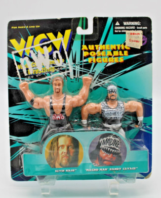 1998 NWO/WCW Macho Man Randy Savage & Kevin Nash NIP (Some Minor Packaging Wear)