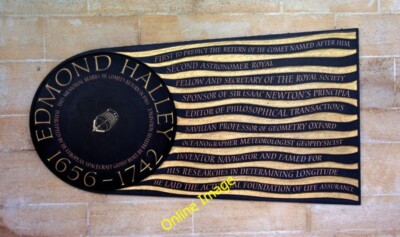 Photo 6x4 Comet Memorial for Edmond Halley Westminster In Westminster Abb c2007