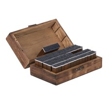 70 Teile Holzkiste Gummistempel Buchstaben Zahlen Alphabet Antik Vintage Set