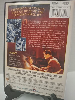 Mata Hari (DVD, 1931)CLASSIC FILM 883929690008| eBay