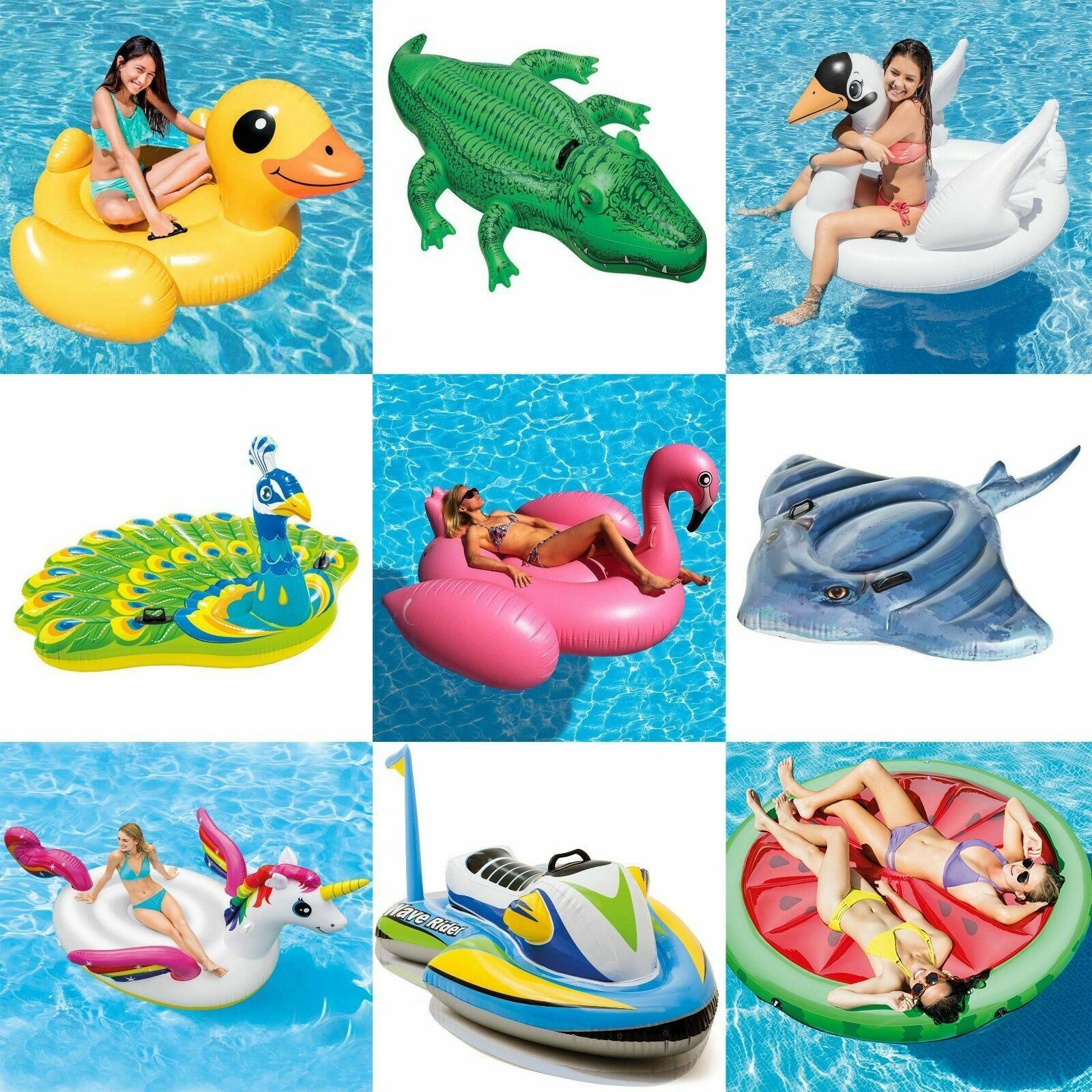 intex inflatable bull riding floatie
