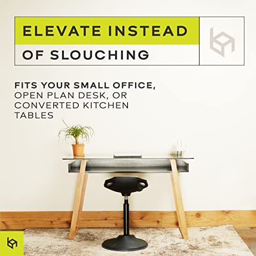 Standing Desk Chair Ergonomic Chair For Tall Office Desks W/back Support And Han - Picture 8 of 8