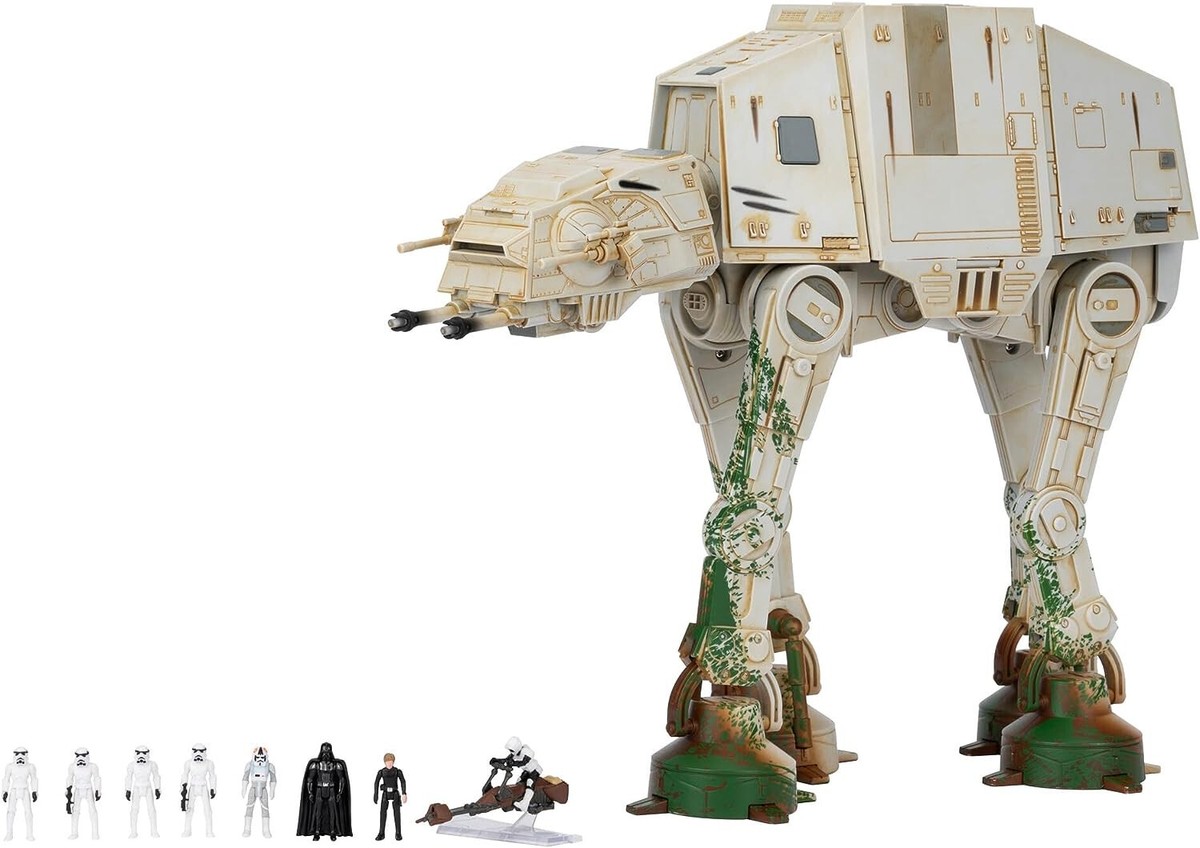 🚀IN HAND🚀 STAR WARS Micro Galaxy Squadron at-at Walker Endor