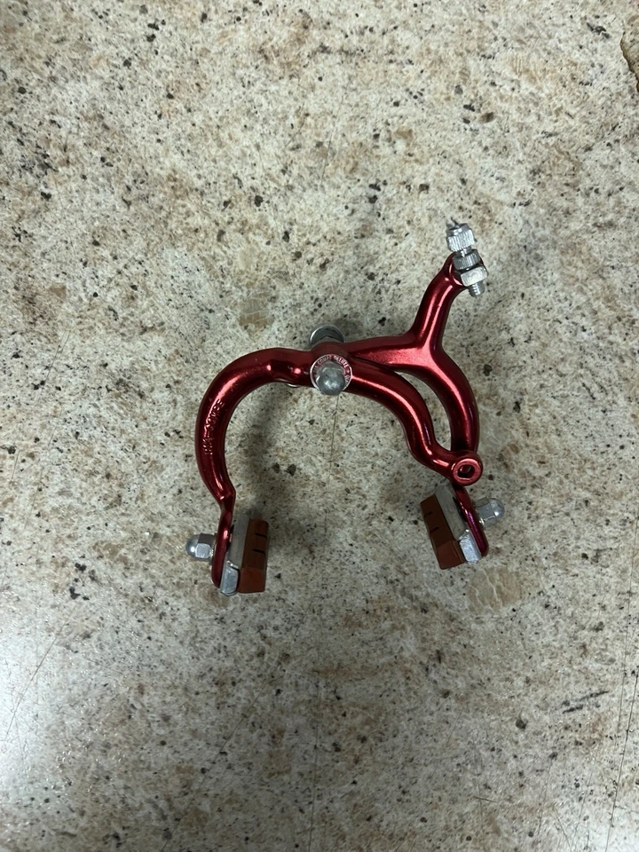 PINZA DE FRENO DIA COMPI ROJA CON PALANCA OLD SCHOOL BMX Foto 3 de 4