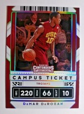 2020-21 CONTENDERS DRAFT CAMPUS TICKET VARIATION DEMAR DEROZAN