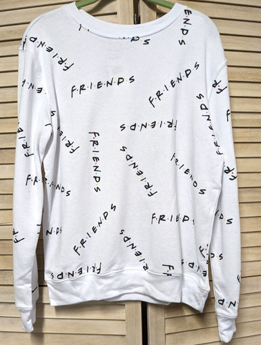 Friends TV Series Love Tribe White Long Sleeve LightWeight Sweatshirt Women's M