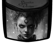 Fantasy Warrior Sexy Woman Grayscale Vinyl Decal Graphic Car Truck US Hood Wrap