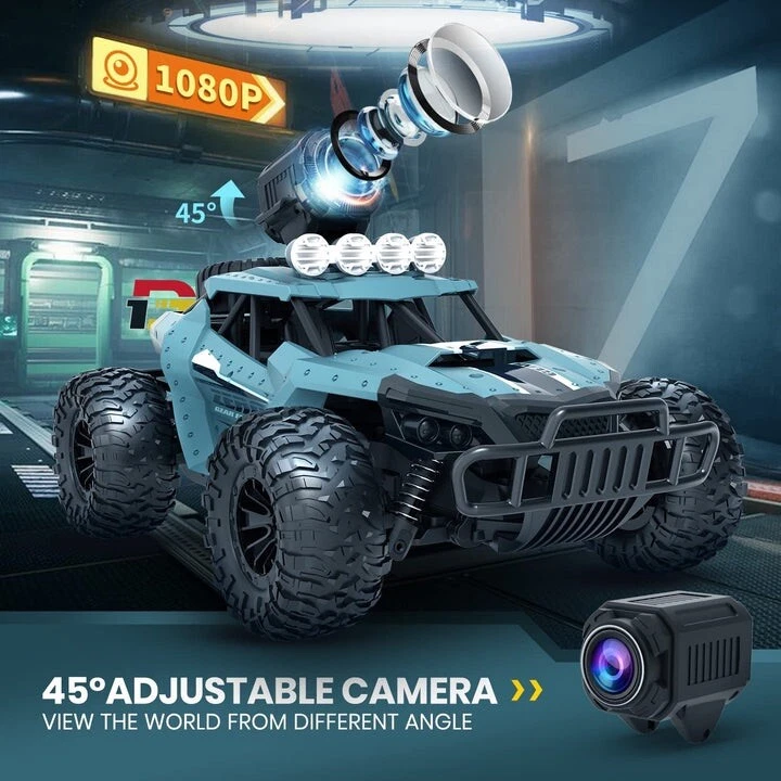 Ferngesteuertes Auto RC Truck mit 1080P HD FPV Kamera Foto 1/16 Scale 60minuten - Bild 2 von 4