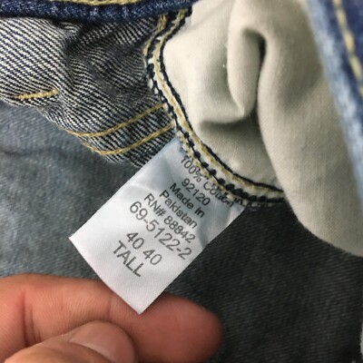 Liberty Blues カーゴデニムパンツ 40 40 TALL Liberty Blues by Kingsize Men's Big & Tall Loose Fit 5