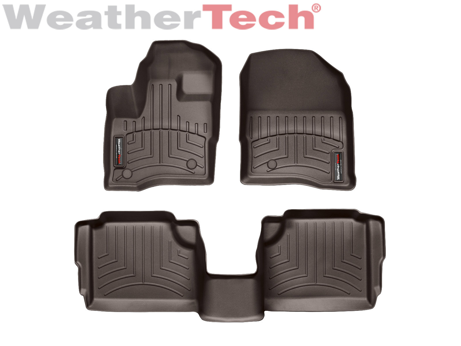 WeatherTech Floor Mats FloorLiner for Lincoln MKS 20112016 1st/2nd Row Cocoa eBay